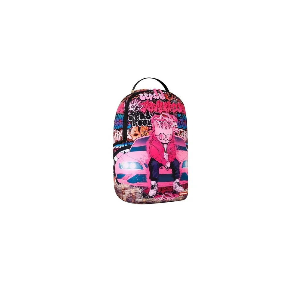 Sprayground Pink Panther Spray Can Backpack New School Bag Bookbag B9155